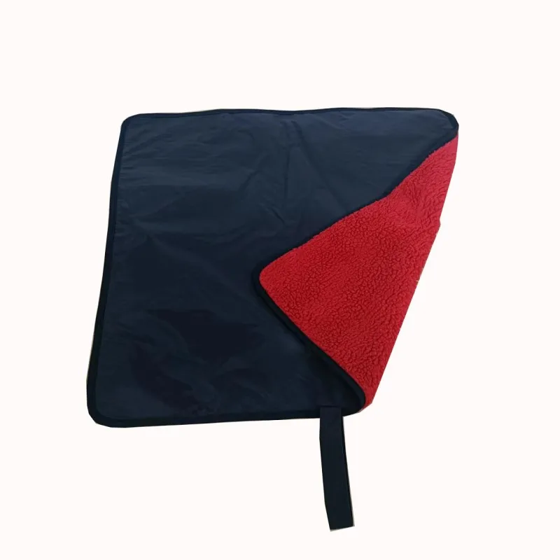 Recycled Water-repellent Outer Shell Plus Synthetic Lambswool Beach Change Mat with Customized Logo