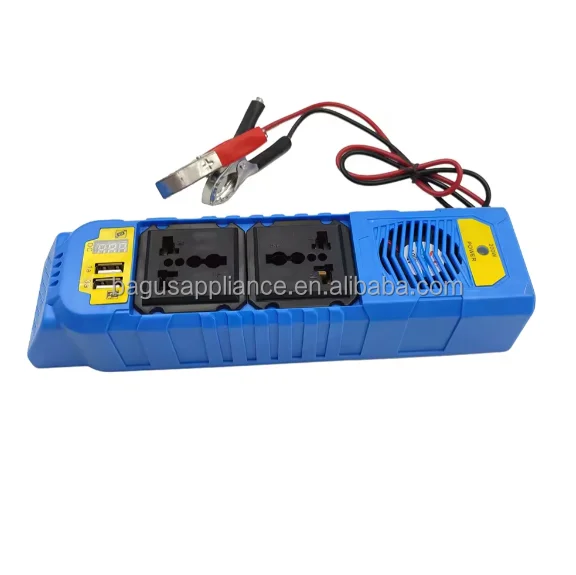 Low price Power Inverter DC 12V to 220V AC Converter Daul AC Outlets and Dual USB Ports