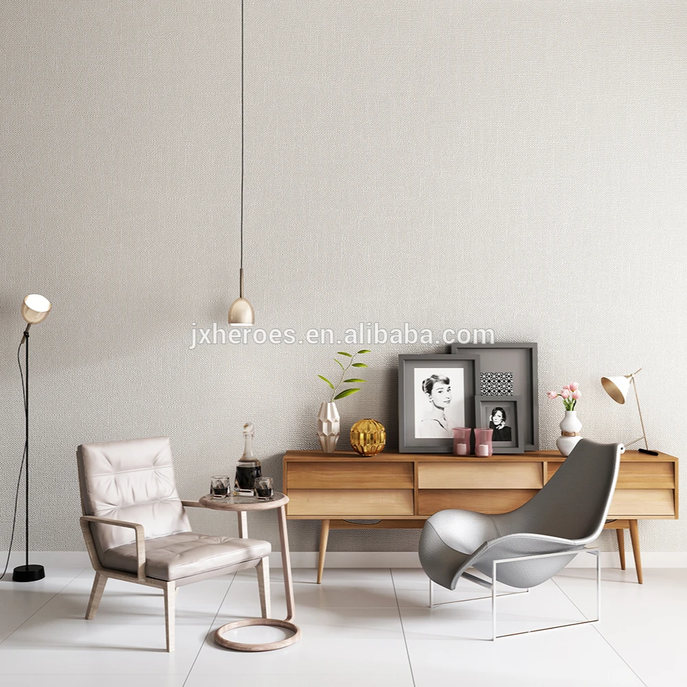 Luxury Soundproof Solid Color Home Wallpaper