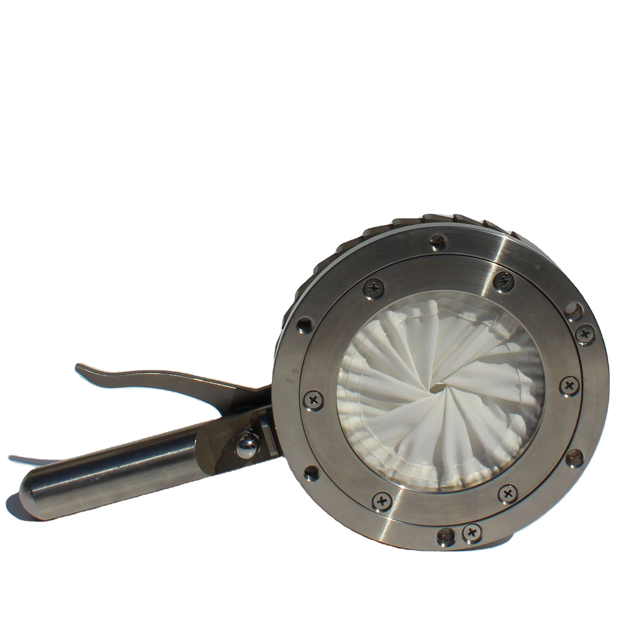 AD Series Iris Diaphragm Valve  Stainless Steel Single-sided Quick Mount Connection Size 4-12 in