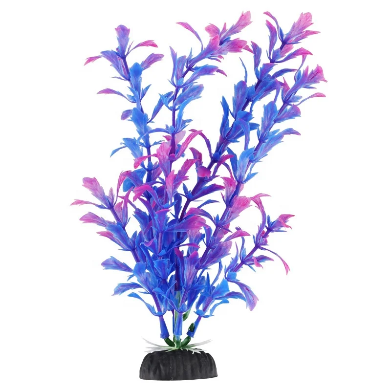 Aquarium landscaping Fish tank Aquatic plants ornaments Simulation plastic aquatic plants simulate plants