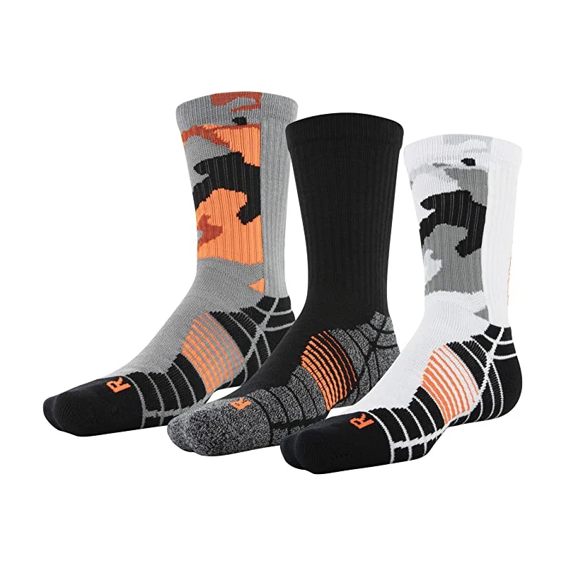 Custom High Quality White Mid Calf Mens Non Skid Football Soccer Grip Socks