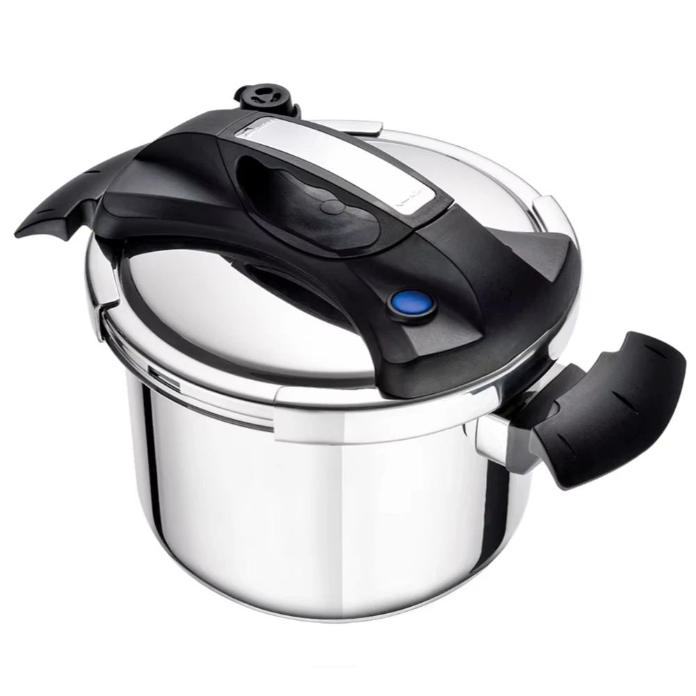 XYL Kitchen Cookware Induction Cooker Stainless Steel Explosion-Proof Cover Gas Pressure Cooker Steel Pressure Cooker 10 Liter