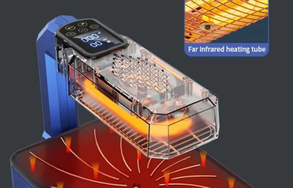 Infrared Electric Smokeless Grill Digital Electric Infrared Kebab Bbq Chicken Grill Machine Cooking Pot Pots Bakeware 3D 2024