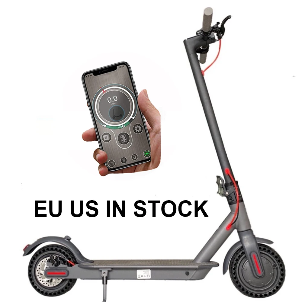 Two Wheel E-Scooter 350w Elettrico Elektrikli Electronic Eletric Electrique EU Warehouse Mope Electrico E Adult Electric Scooter
