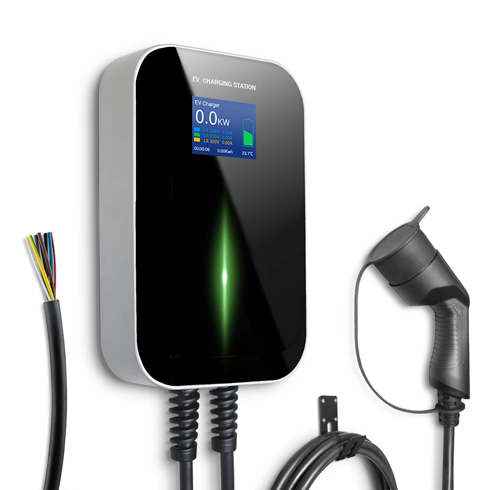  16 А 3 фазы 11 кВт Тип 2 RFID настенный EV Wallbox для электрического