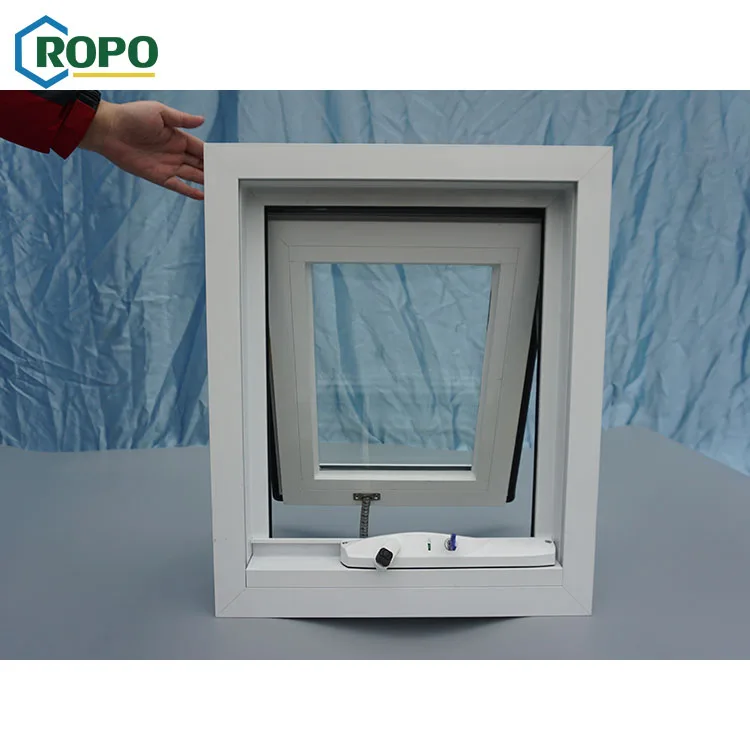 AS2047 Single Large Sash Double Glaze Panel Chain Winder Price Awning Glass 6mm Aluminum Window