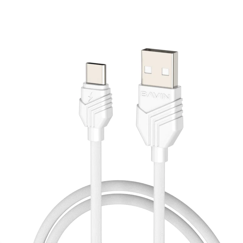 BAVIN CB161 2.4A FAST CHARGE tinned copper 5V anti-skid head soft TPE data cable
