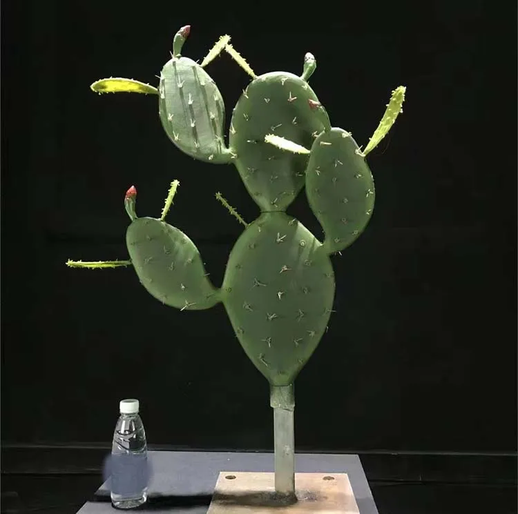 Hot Sale Desert Plant Flat Cactus Home Decor Cactus Artificial Plant Outdoor Artificial Tree