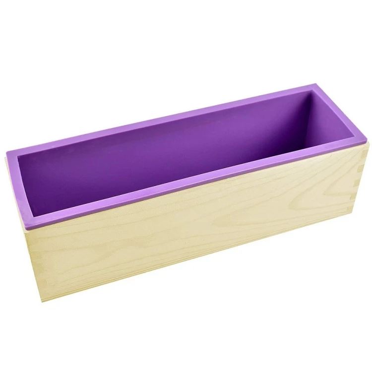 Geling hot sell wood manual soap cutter custom rectangular mould family diy soap making kit