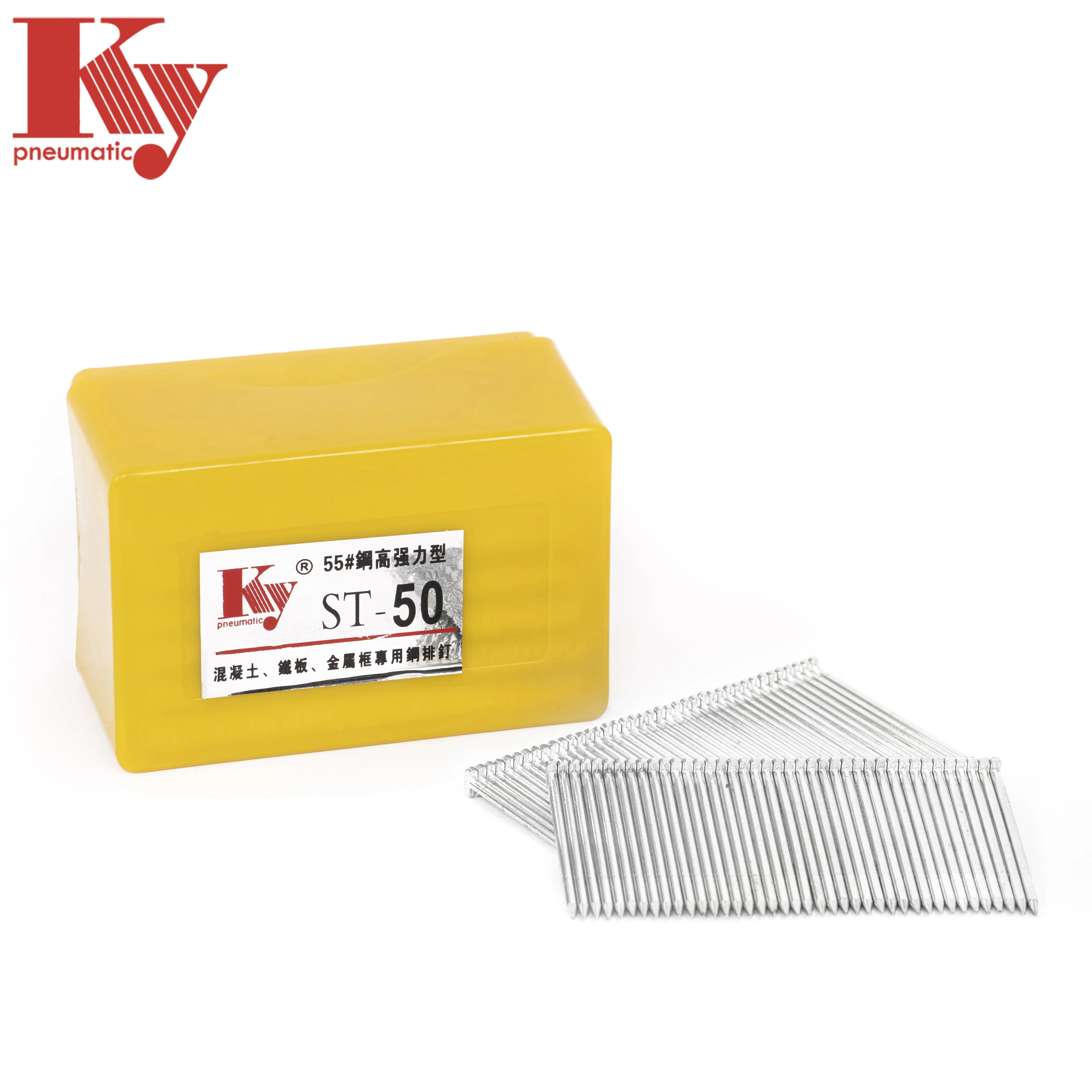 KY Steel Row Nails Cement Wall Line Groove Decoration Concrete Nails ST50