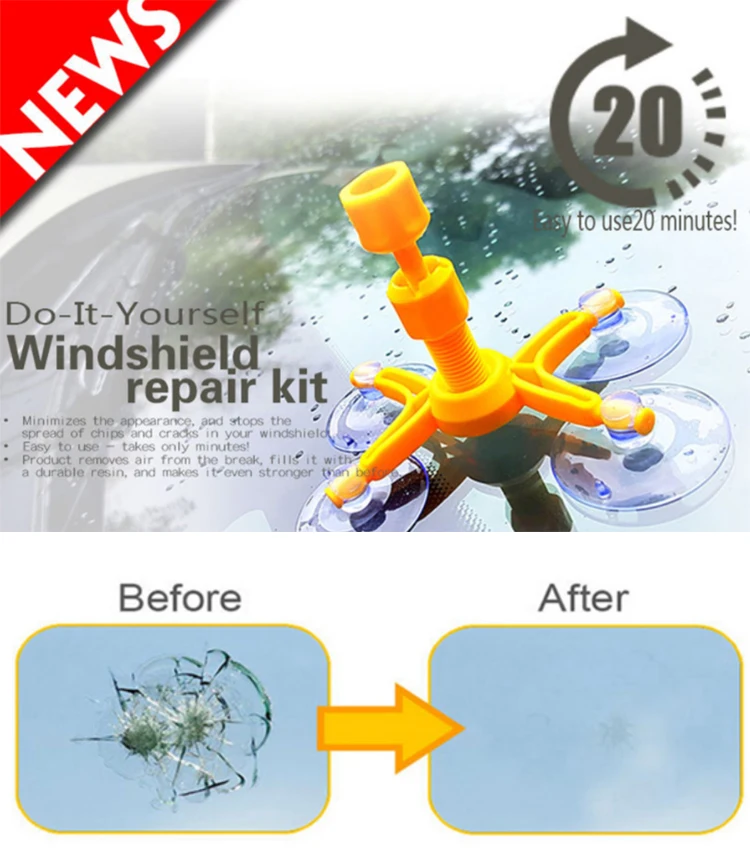 
NEW Other Car care products windscreen glass DIY tools Windshield repair kit 