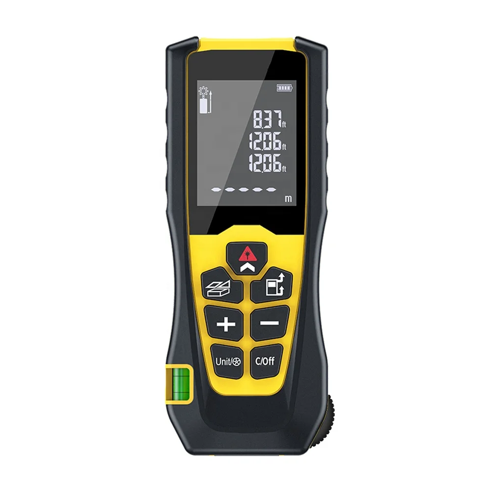 50M/164FT 70M/230FT Laser Measure Laser Ruler LCD Backlight Screen Laser Distance Meter With Bubble Level