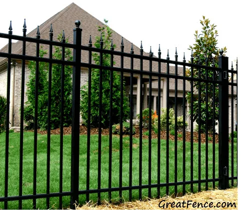 Hot Sell Cheap Wrought Iron Steel Fence Panel/ Aluminum Metal Picket Ornamental Fence