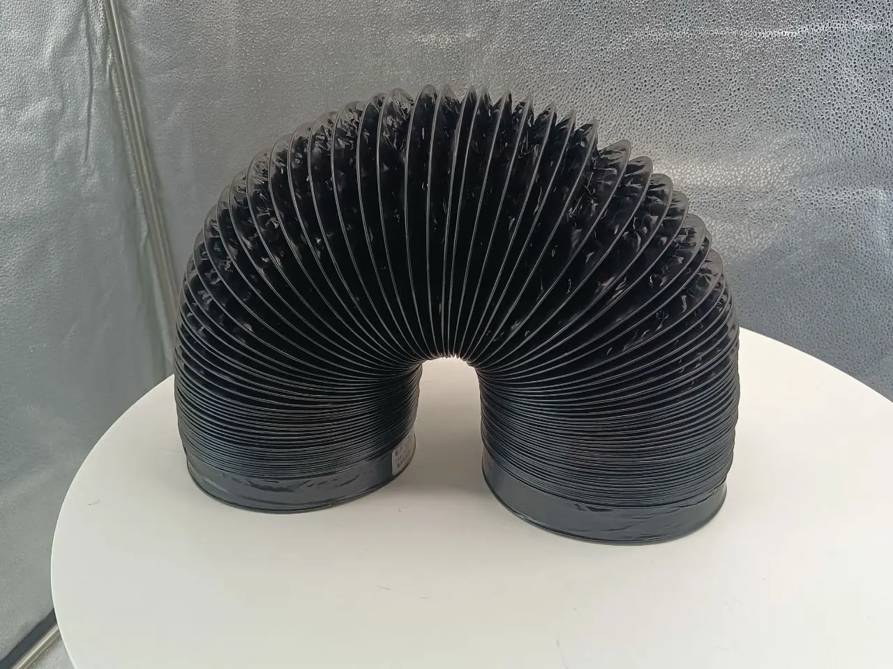 Premium 4 Inch 4M Black PVC conbined with Aluminum film Air Pipe wind tube Ventilation Systems wind tube