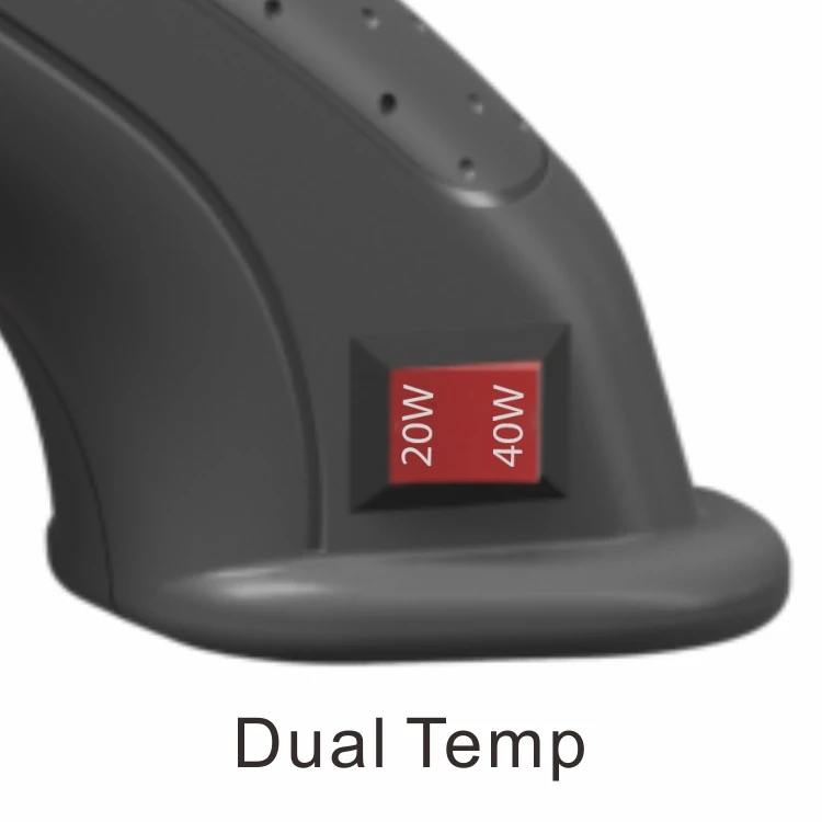 Dual temperature hot glue gun 20w/40w with glue stick glue gun for diy industrial