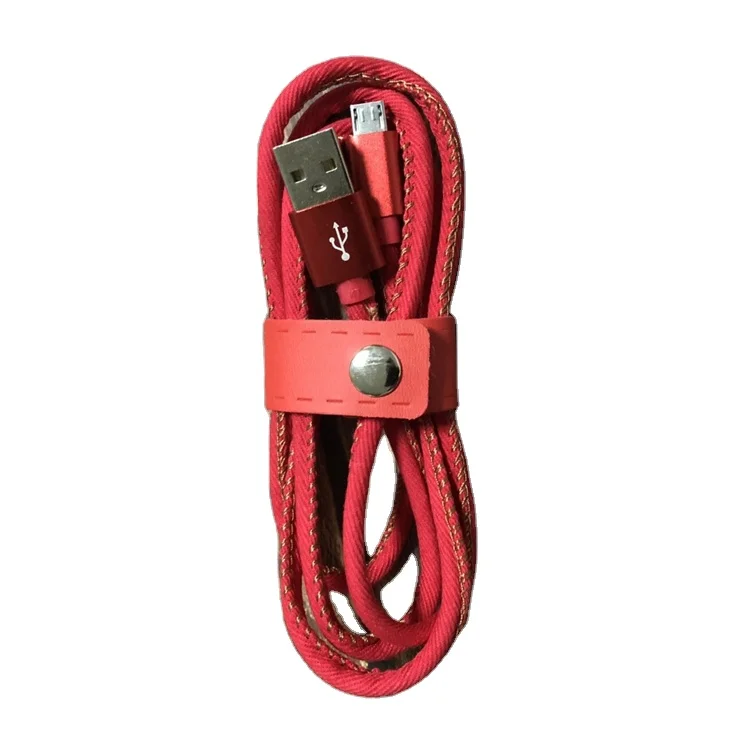 
Denim 0.3M 1M 1.5M 2M 3M USB Cable Fast Charging Android IOS Charger Cable For Iphone Wire Mobile phone cable 
