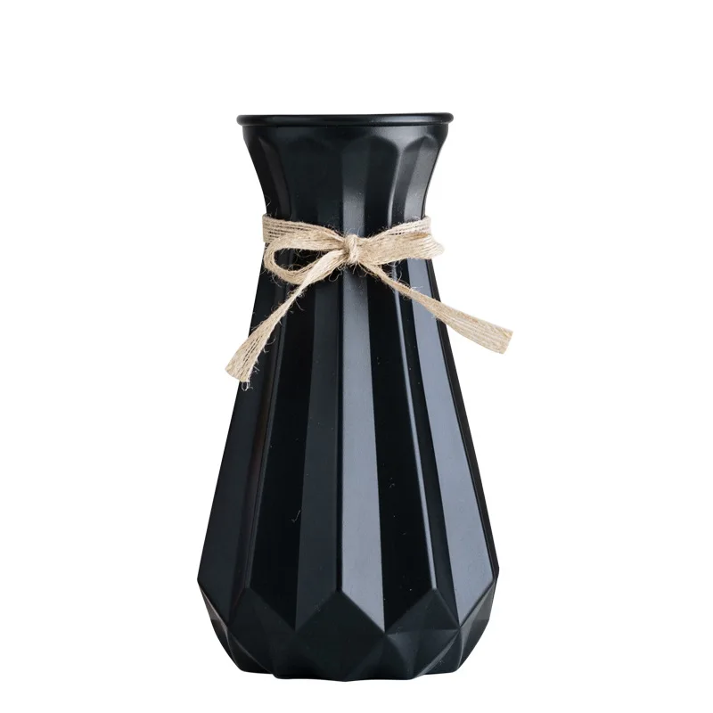 Factory White Artificial Flower Nordic Plastic Flower Vase Decoration flower arrangement vase