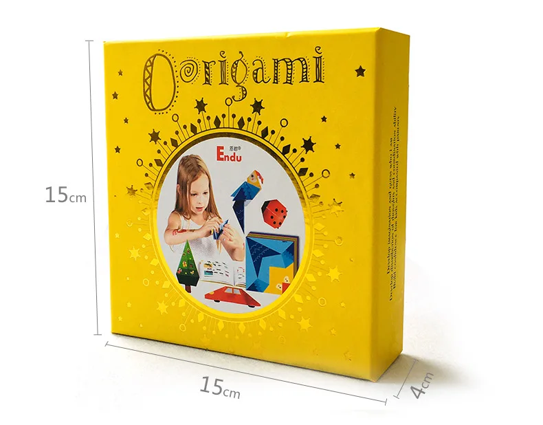 
Children origami 3-6 years old kindergarten diy simple 3D folded paper origami 