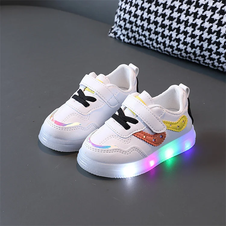 kids LED sneakers low light up shoes for kids boys
