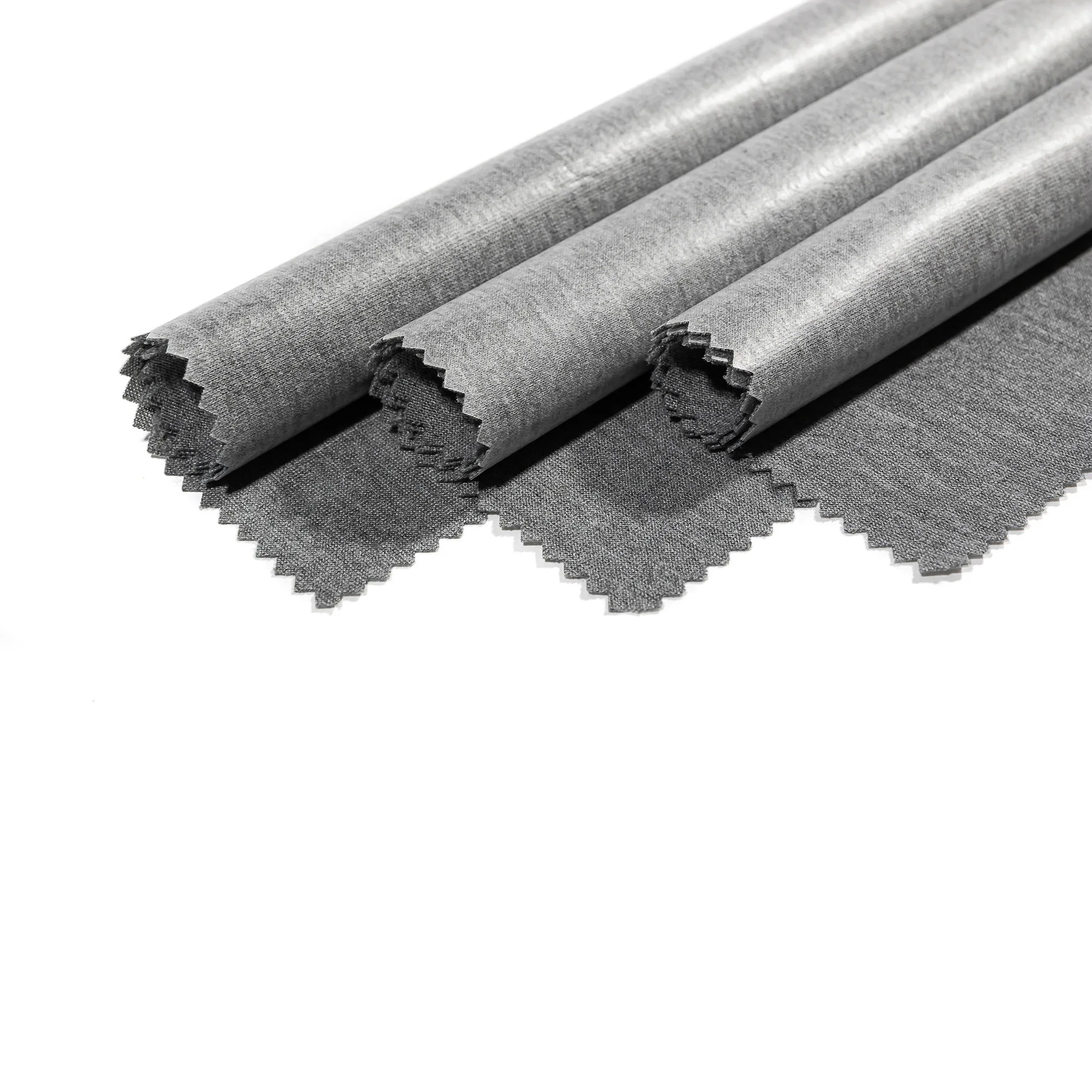 New style high frequency  waterproof grey  TPU Synthetic Leather for jacket