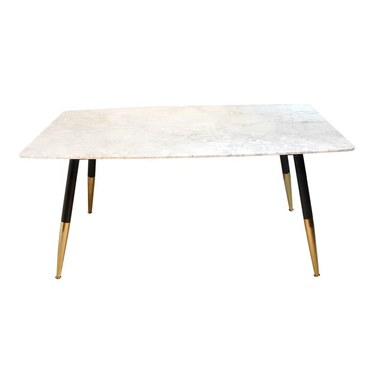 
2020 new design metal gold marble dining+tables living room furniture 