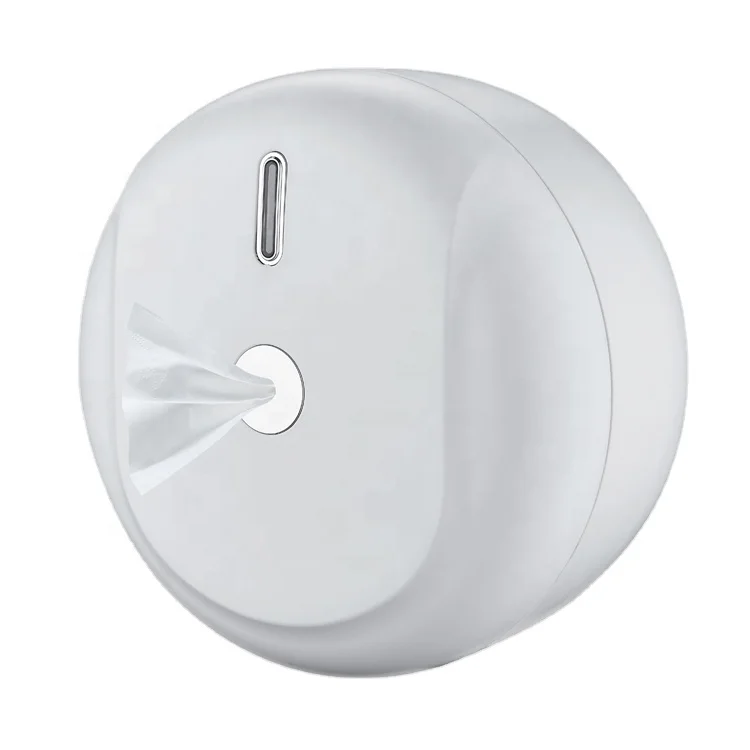 Wall mounted center pull bathroom plastic toilet tissue paper towel dispenser