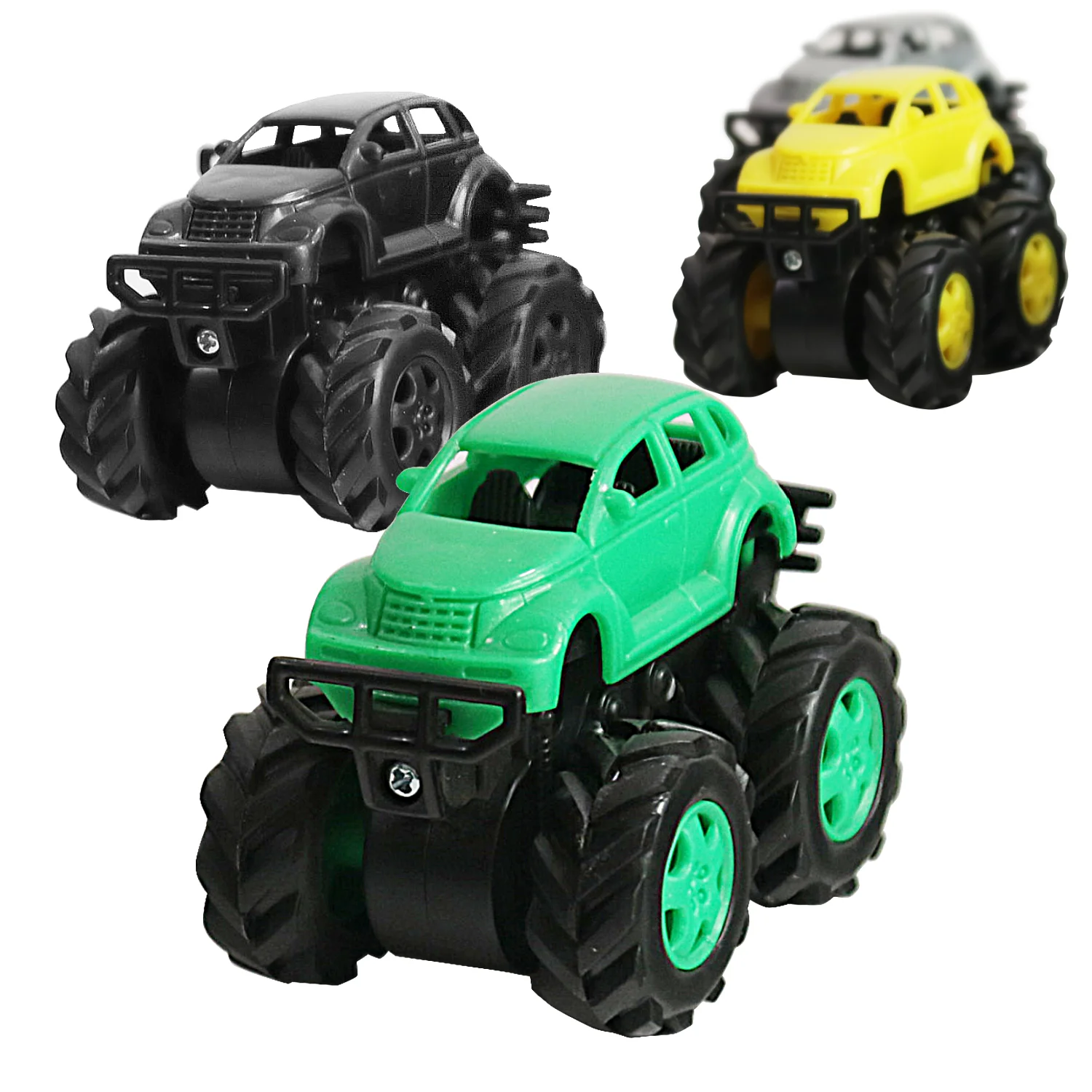Shockproof Four-wheel Drive SUV Baby Child Boy Die Cast Toy Car Vehicle Monster Truck Model Car Toy