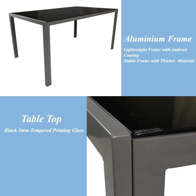 wholesale 6pcs outdoor  Modern matel round table folding chair garden patio bistro balcony Furniture Set