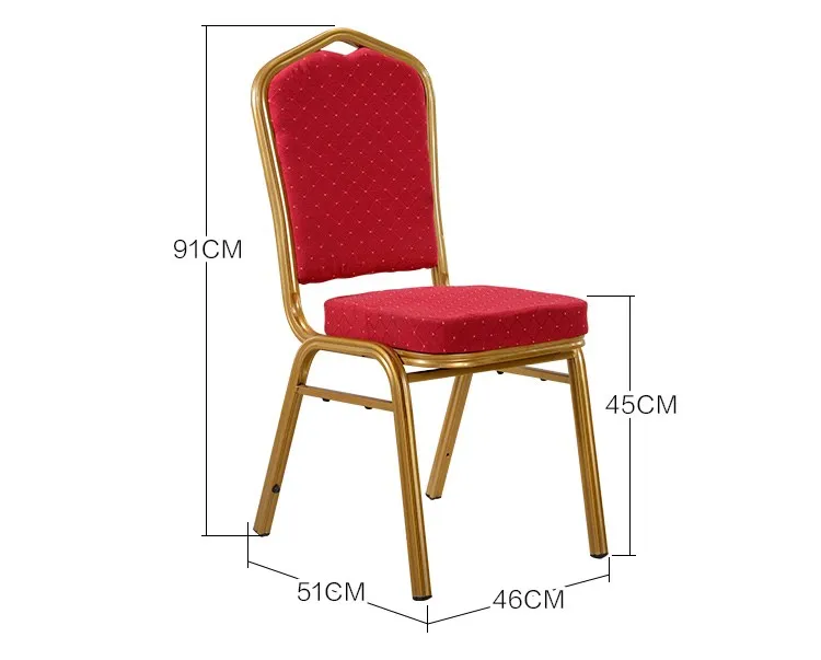 Modern Accent Metal Furniture Conference Salon Church Chairs Wedding Banquet Hotel Chair