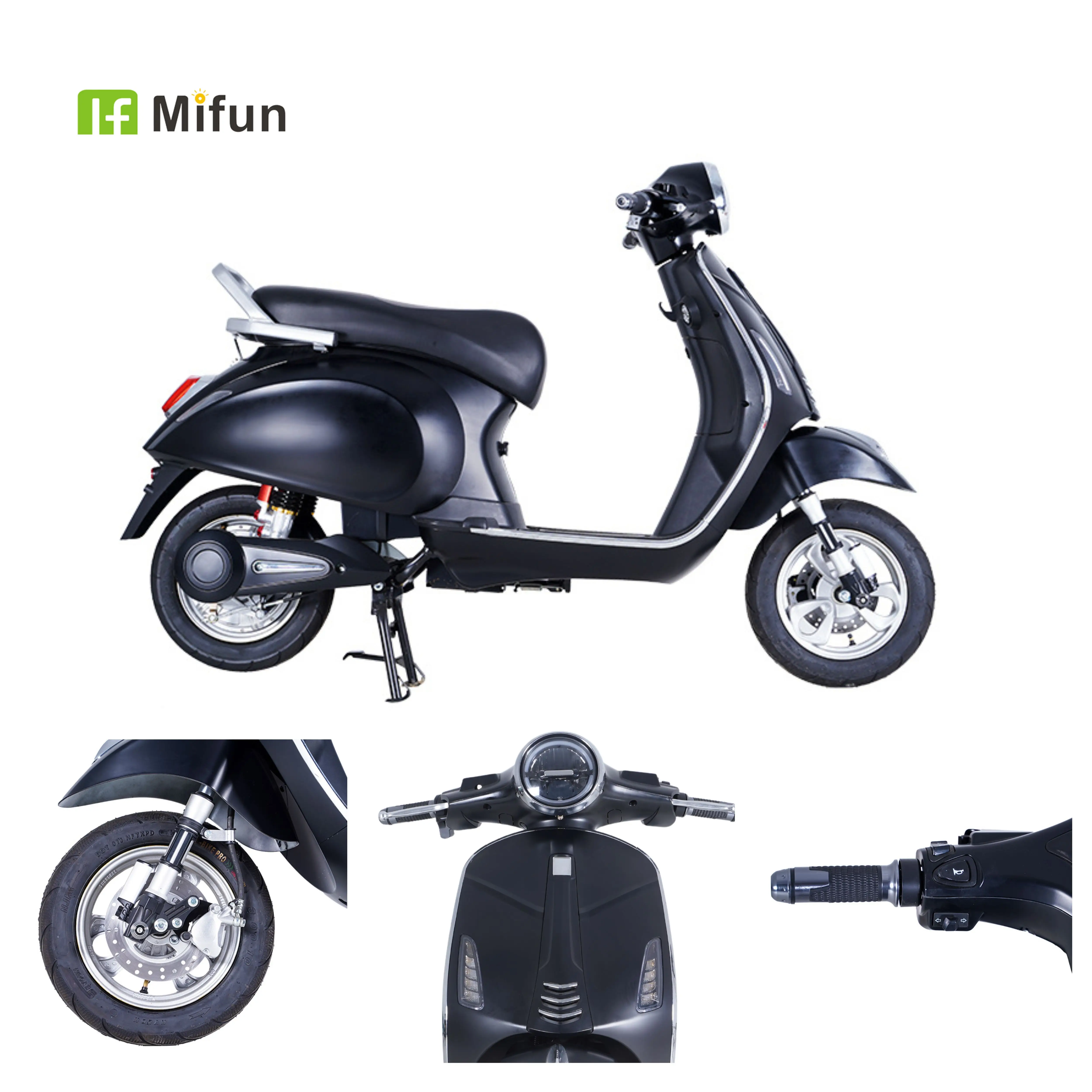 Mifun Wholesale China 60V 20AH City Electric Motorcycles Motorbike Scooter Moped For Adults