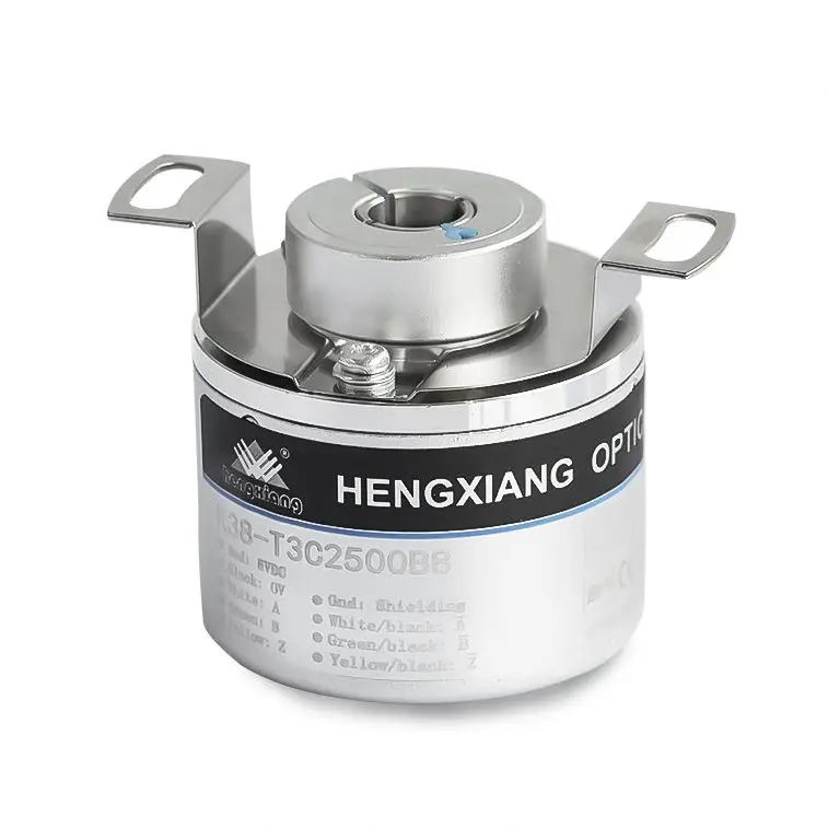K38-L series hollow shaft blind hole 10mm A+B+Z+A-B-Z- NPN 1000ppr DC5-30V hollow shaft rotary  incremental encoder