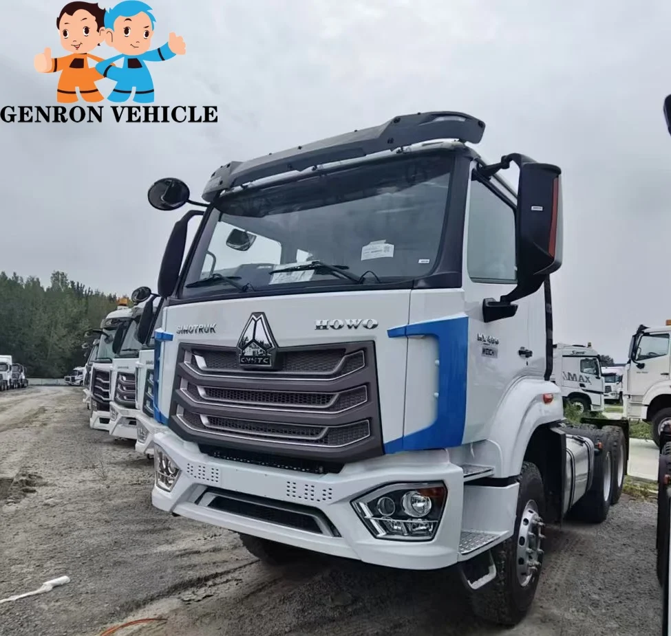 Togo new Sinotruk Howo NX 400HP Euro 2 10 tires 6x4 tractor horse head truck to load 60 tons fence semi trailer truck