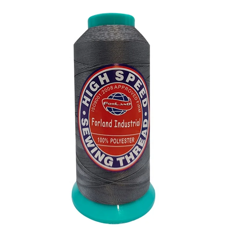 Thread high tenacity 100% polyester sewing thread in colors 150d/3 150/3 150d 3 in China polyester filament sewing thread