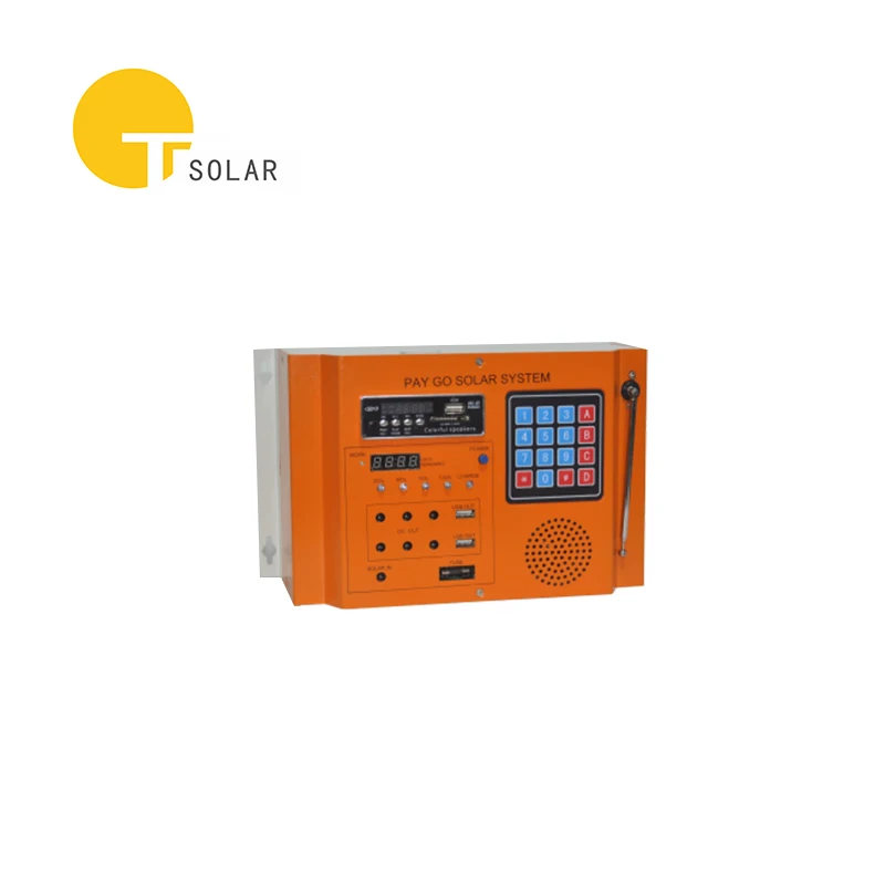 PAYGO pv solar portable solar system that can power solar tv,lights and charging