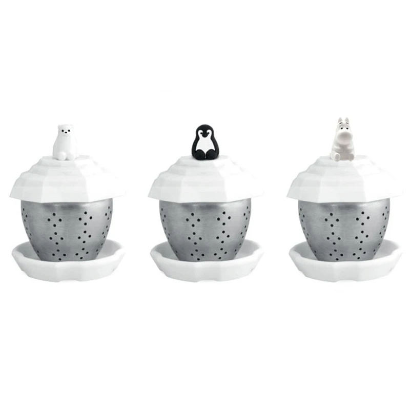 Cartoon New Design Silicone tea infuser 304  Reusable tea Strainer