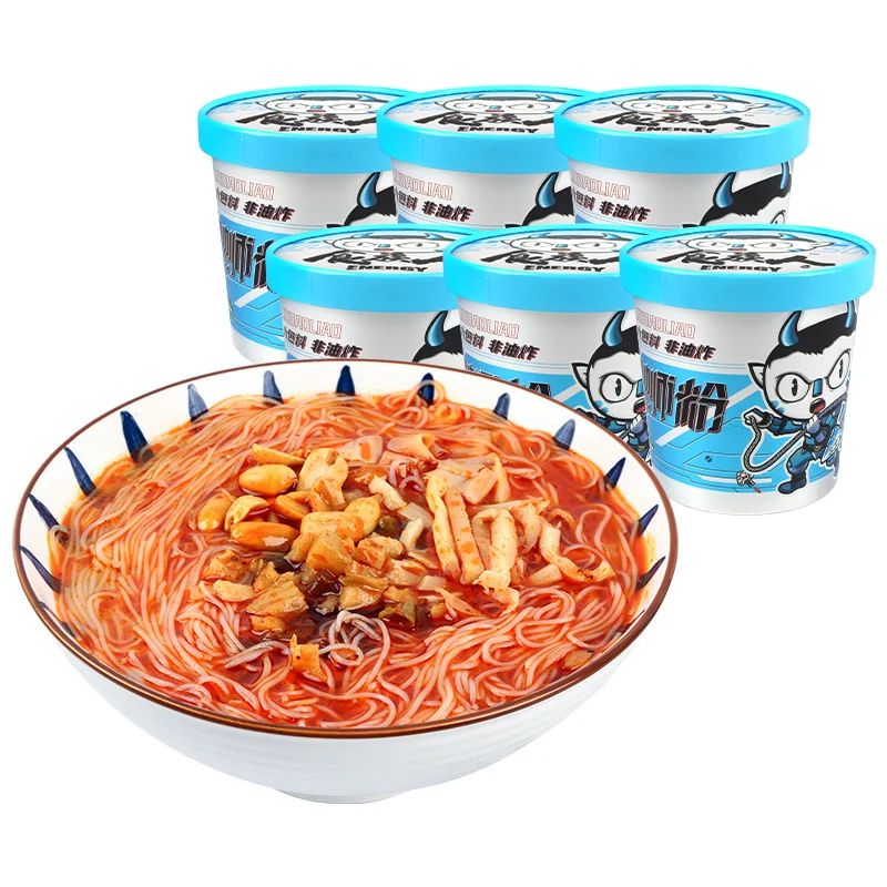wholesale Shizuren Ready To Eat  202g Luosifen Spicy Instant Snail Rice Vermicelli Noodles cup noodle