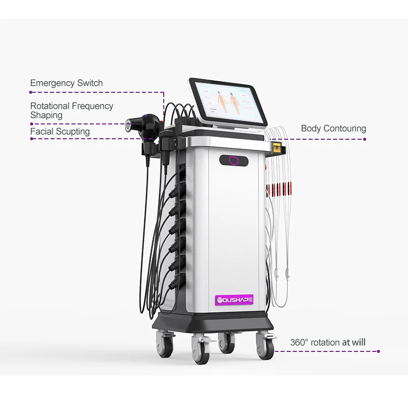 YOUSHAPE radio frequency ems body sculpt double chin removal Face Tightening Anti-wrinkle ems rf equipment