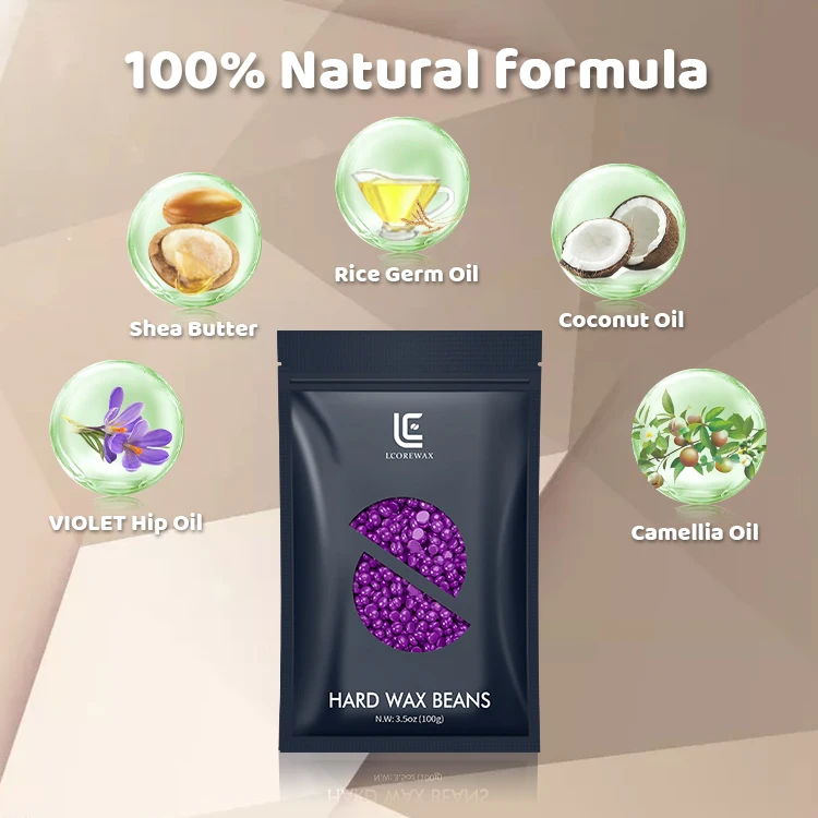 Lcorewax Bean Wax 1000g 100g Organic Depilatory Hard Wax Beans Hair Removal Wax