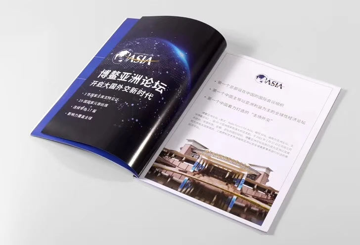 OEM Guangzhou Factory Perfect Binding Full Color Printing Softcover Doll Cataogue book magazine