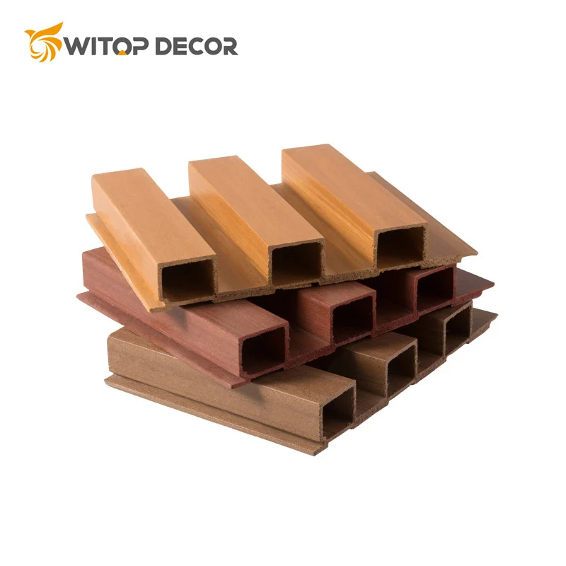 Linyi Louver Profile Machine Round Granules Uv-resistant Composite Laminas Muros De Madera Indor Wall Panel Wpc