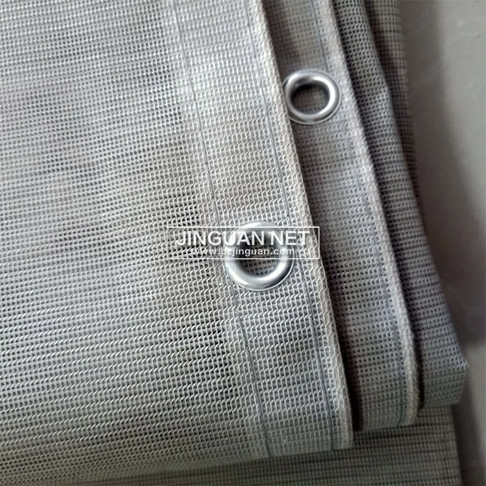 Fireproof pvc coated safety net FR construction safety mesh net sheet