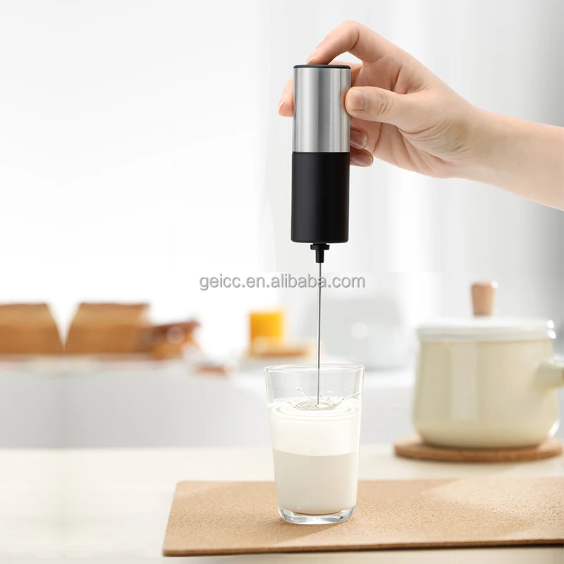 Best sale Mini Foamer Cappuccino Handheld Auto Electric Coffee Beater Electric Handle Milk Frother Coffee Brother