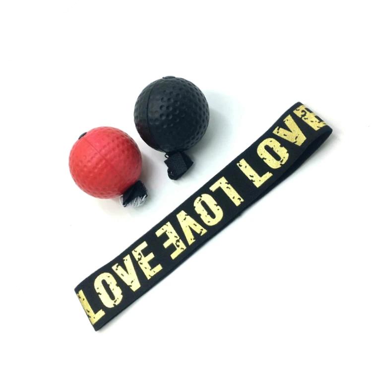 Fitness headwear reflex PU rubber speed boxing ball boxing fight ball boxing reflex ball with headband