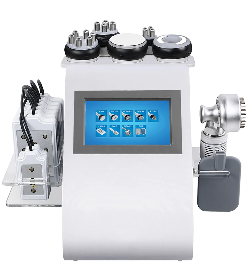 Trending products 2021 new arrivals radiofrequency multifunction lipolaser 9 in 1 cavitation slimming machine