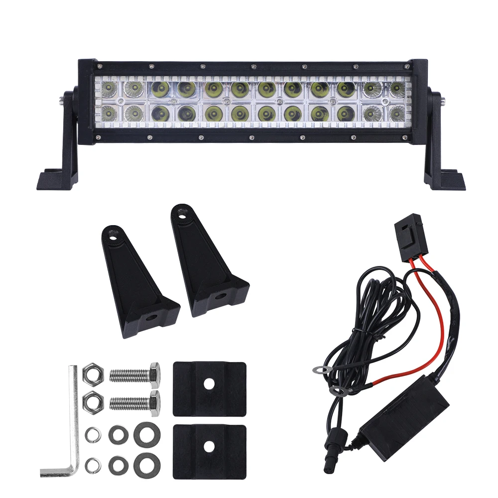 High Quality RGB Led Car Light Bar App Controlled Offroad 4X4 Truck 100% Waterproof 52inch Led Light Bar For Jeep Dodge GMC Ford