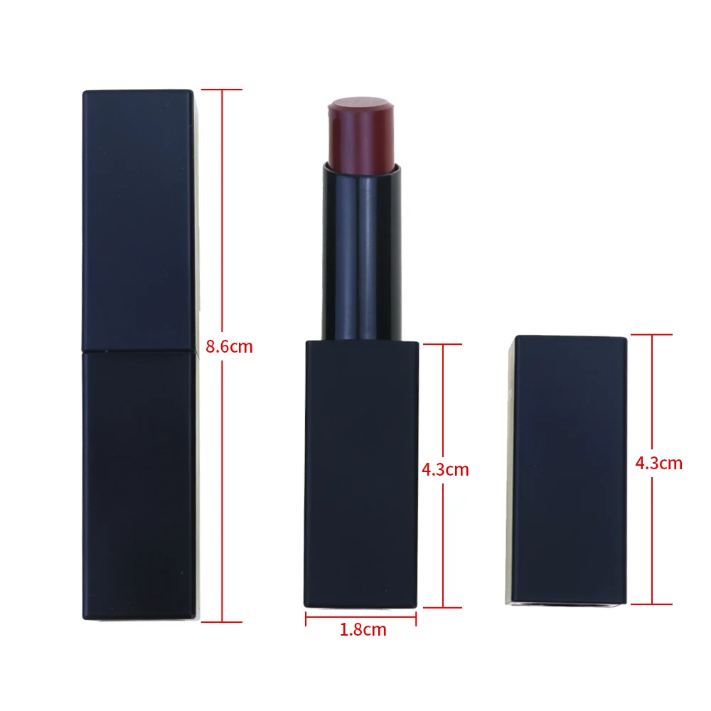 Professional  High Quality Beauty Makeup Matte Shimmer Satin Deep Moisturizing Non-sticky Elegant Longlasting Lipstick