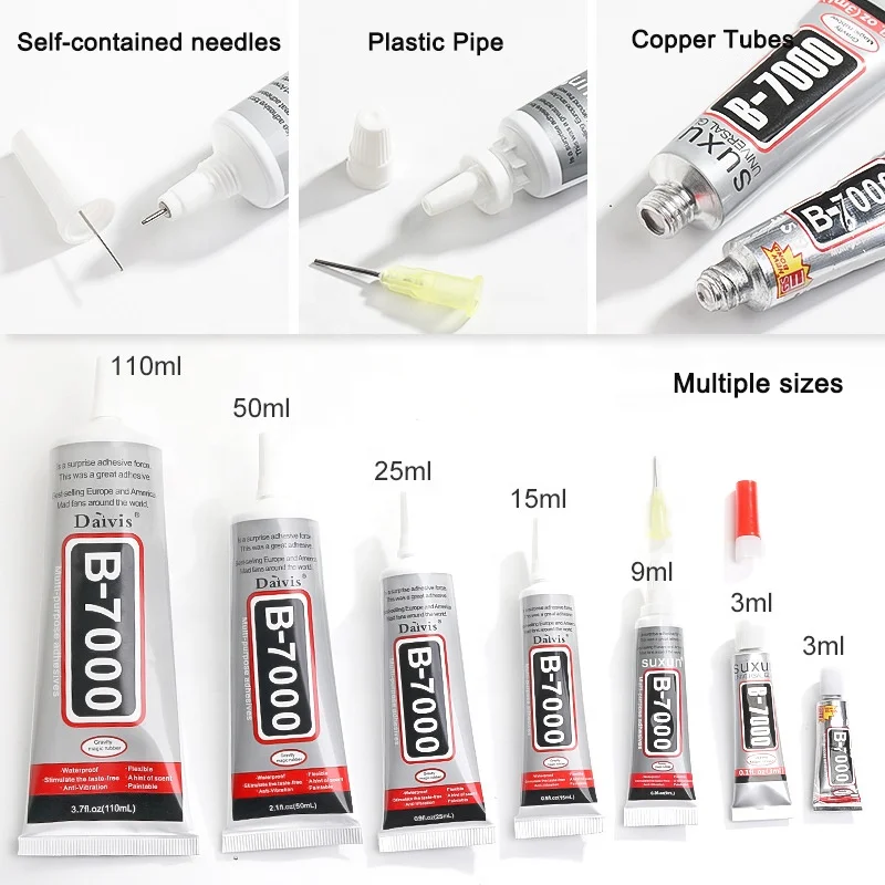 B7000 Professional Manufacture Fast-dry Nail Glue For False Nail Art