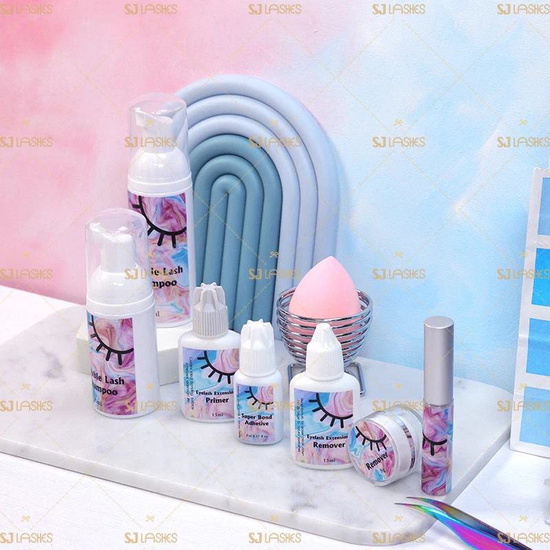 Private Label 60g Professional Safety Liquid Shampoo for Eyelash Extension Custom Eyelash Glue
