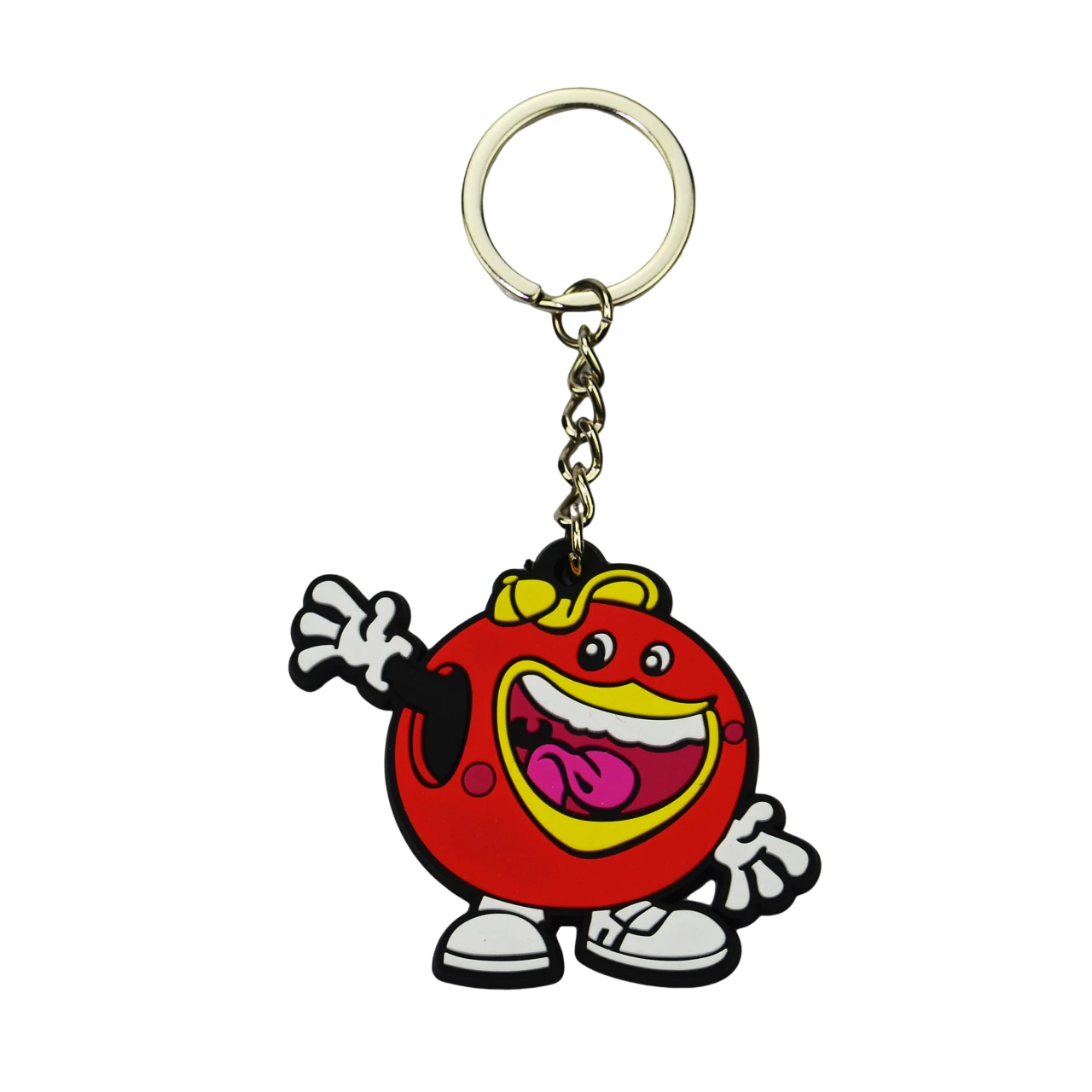 Selling Creative Fashion Cactus Keyring Custom 2D Soft Pvc Keychain Key Ring Charms